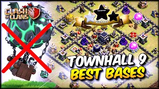 New th9 base anti lavaloon  link and proof replaysClash of Clans [upl. by Wheeler]