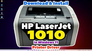 How to Download amp Install Hp LaserJet 1010 Printer Driver in Windows 11  Hindi [upl. by Nnyleuqcaj602]