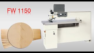 VENEER SPLICING MACHINE FW1150  QUOC DUY WOODWORKING MACHINE [upl. by Almond]