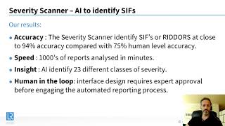 Discovering Safety Technical Showcase – Severity Scanner [upl. by Eirrem]