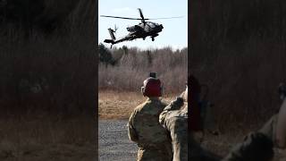 US Army conducting a refuelingarming mission for AH64 Apache during exercise Summit Strike 24 [upl. by Viens]