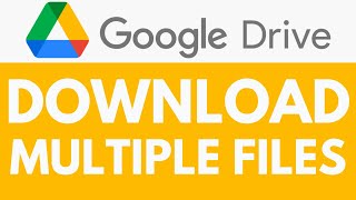 How To Download Multiple Files in Google Drive  Bulk Download Files  Google Drive Tutorial [upl. by Emil213]