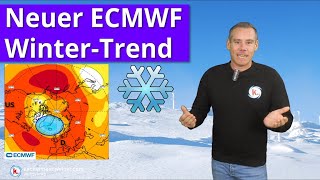 Neuer Wintertrend vom ECMWF Modell  Vorsicht Spekulationsbereich [upl. by Adnima879]