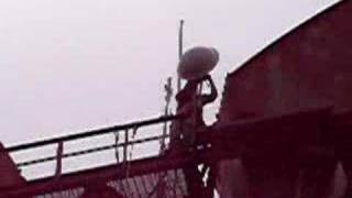 Tower Climb to Swap Microwave Dish WISP 5GHz [upl. by Arnon]