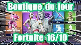 Fortnite  La boutique du jour 16 Octobre [upl. by Gnouhp388]