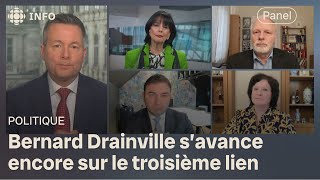 3e lien et CDPQ  Drainville s’avancetil trop  Mordus de politique [upl. by Ayadahs]