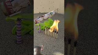 Matchstick Amazing Cracker experiment  Diwali cracker testing 2024 😁🪔shorts crackers😲💥 [upl. by Irakab904]