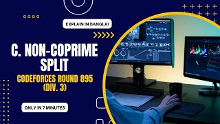 C Noncoprime Split Codeforces Round 895 Div 3 SolutionBangla [upl. by Mackenzie383]