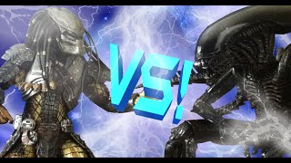 VS Alien VS Predator  Scar Predator VS Warrior Alien [upl. by Manbahs]