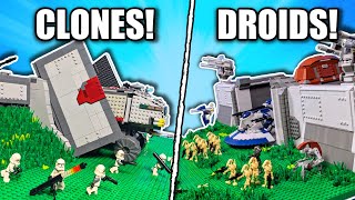 I Built A Massive Clone Vs Droid Base Showdown [upl. by Airdnaed]