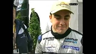 2001 F1 San Marino GP  Fernando Alonso friday interview ENG [upl. by Jovitah]