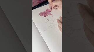 Pintando Cabello prismacolor anime drawing artwork [upl. by Jerrilee]