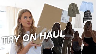 TRYON HAUL ZARA amp NAKD basic summer amp autumn pieces [upl. by Isahella]