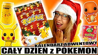 24H na ŻÓŁTO KALENDARZ ADWENTOWY z POKEMON kalendarz pokemon [upl. by Ellehcrad]