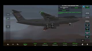 RFSREAL Flight Simulator Lockheed C5B Galaxy Washington to Anchorage Full Landingrfs [upl. by Ainitsirc787]