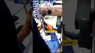 Shoes Feather Line Stitching Process shoesmaking footwear [upl. by Esinrahs]