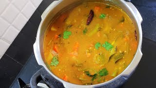 സാംബാർ ഉണ്ടാക്കാൻ എത്ര എളുപ്പം  Easy Sambar In cooker Anus Kitchen [upl. by Lorrie]