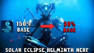 The Solar Eclipse Helminth Ability NEEDS A BUFF  Warframe [upl. by Pelagia]