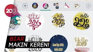 Cara Munculkan Stiker Ucapan Tahun Baru di WhatsApp [upl. by Genesia]