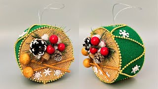 DIY Christmas decorations Decoratiuni de Craciun din rola de carton Ornamente pentru brad [upl. by Ashia800]