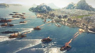 Anno 1800  Ep 8  HUGE INVASION amp LAST STAND DEFENSE  Anno 1800 Full Release Campaign Gameplay [upl. by Torp]