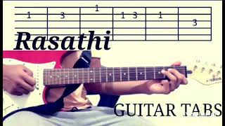 Rasathi Enne Vit  Aravindante Athidhikal I Malayalam Song I Guitar Tabs I Guitar Tutorial [upl. by Blythe46]