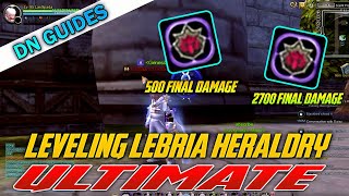 How To Level Up Your Lebria Heraldry Ultimate In Dragon Nest SEA [upl. by Eizzik]