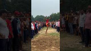 High jump 😱 bihar police  army bsf highjump challenge motivation ytshorts shortsfeed [upl. by Anahgem]