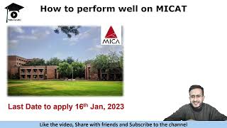 All About MICAT  Programs Offered  Cutoff  Exam Pattern  Preparation Guidelines  MBA Karo [upl. by Uel]