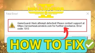 How To Fix “Hack Attempt Detected” Error In Helldivers 2  Best Possible Fixes 2024 [upl. by Lucrece]