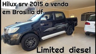 Hilux srv 2015 limited diesel a venda em Brasilia DF feirao [upl. by Ydor926]