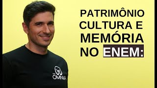 Patrimônio Cultura e Memória no Enem  Brasil Escola [upl. by Orlov]