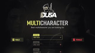 Fivem Script  Multicharacter QB  ESX Dusa [upl. by Restivo]