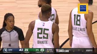 Georgios Kalaitzakis vs Minnesota Timberwolves  Highlights  NBA Summer League [upl. by Zamir]