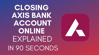 How To Close Axis Bank Account Online In 2024 [upl. by King]