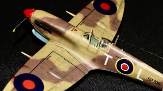 Italeri 172 Supermarine Spitfire MkVb No249 Sqn Takali Malta 1942 built model kit [upl. by Petromilli353]