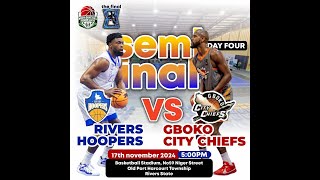 RIVERS HOOPERS vs GBOKO CITY CHIEFS  17112024 [upl. by Ahtram]