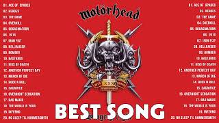 Best Songs Of Motorhead  Motorhead Greatest Hits Full Album 2022 [upl. by Eylrahc331]