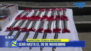 La inspección vehicular técnica inició este jueves y será hasta el 30 de noviembre [upl. by Ellesirg]