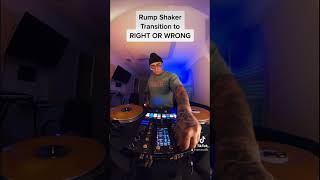 Using the sample of Rump Shaker to transition into Pitbull’s new song RIGHT OR WRONG 🫡🫡🫡 [upl. by Dong]