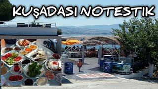 KUŞADASI NOTESTIK CAFE AND RESTAURANT  Turkish Breakfast [upl. by Leiruh]