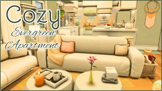 COZY Evergreen Harbor Apartment NO CC Reno  The Sims 4 Speed Build [upl. by Rehpotsyrhc]