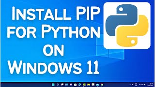 How to Download and Install PIP for Python on Windows 11 2024 [upl. by Charleen]