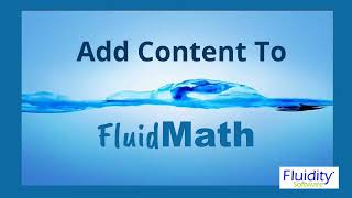 FluidMath Adding Content to FluidMath using a Windows Computer [upl. by Issak]