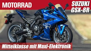 Suzuki GSX8R 2024 Mittelklasse mit MaxiElektronik [upl. by Asilam]