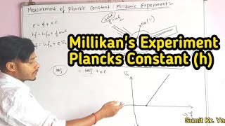 Measurement of Plancks Constant Using Millikans Experiment  Tuition Master  Sumit Yadav [upl. by Seve591]