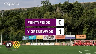 Uchafbwyntiau  Highlights Pontypridd 01 Y Drenewydd  Cymru Premier JD [upl. by Ydnew]