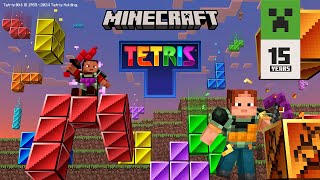 Minecraft x Tetris ® addon [upl. by Haem]