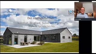 HusCompagniet Webinar til bygherrer om det intelligente hus SmartLiving [upl. by Akeit]