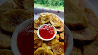 I Tried the Crispy Banana Chips Recipe From the Philippines කෙසෙල් වලින් රසවත් කෑමක් හදමු shorts [upl. by Akkin]